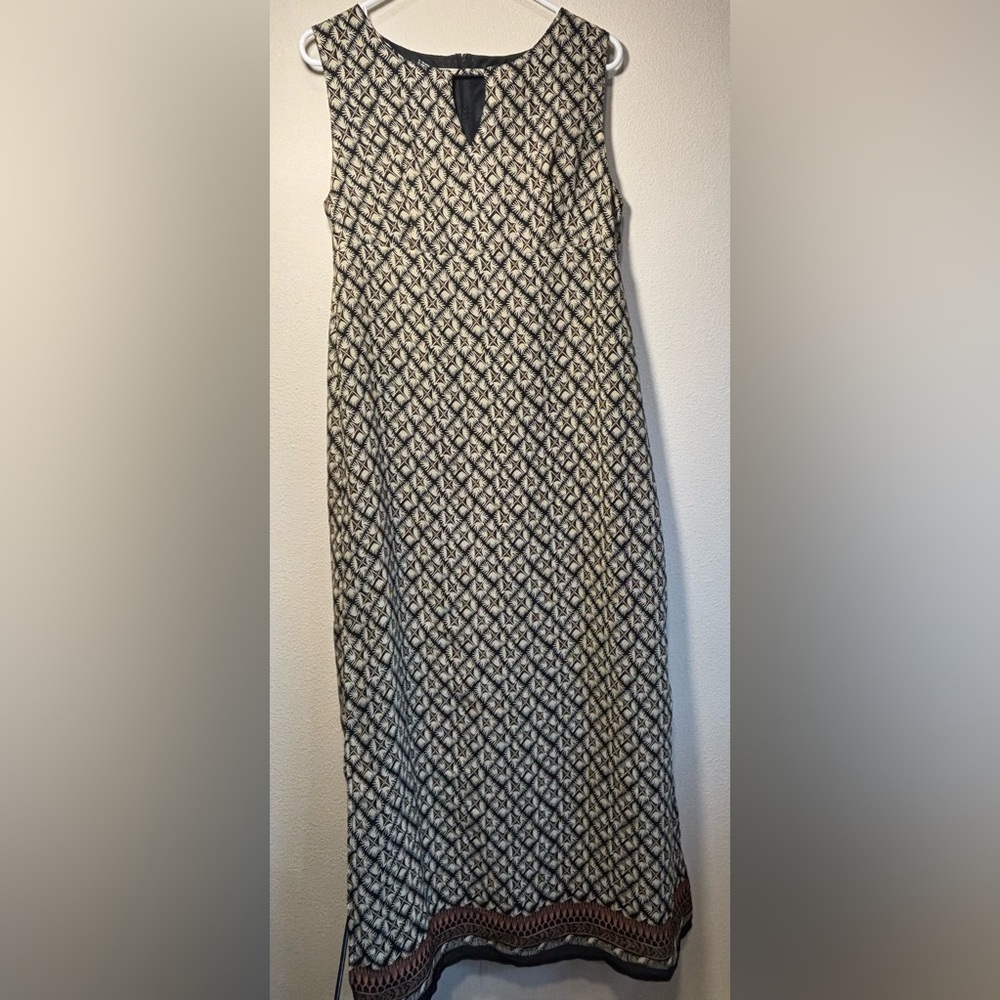 Mlle Gabrielle Black and Cream A-Line Skirt